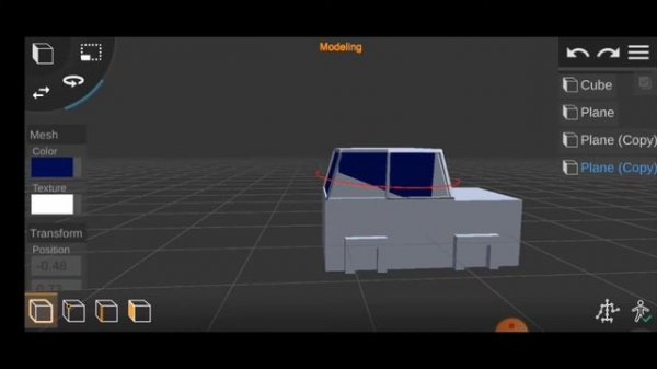 Modeling Car in Prisma 3D App | Low Poly 3D Model |#LETS_TRY_DIFFERENT