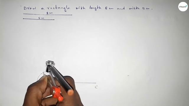 How to draw a rectangle with length 8 cm and width 5 cm.shsirclasses. смотреть онлайн