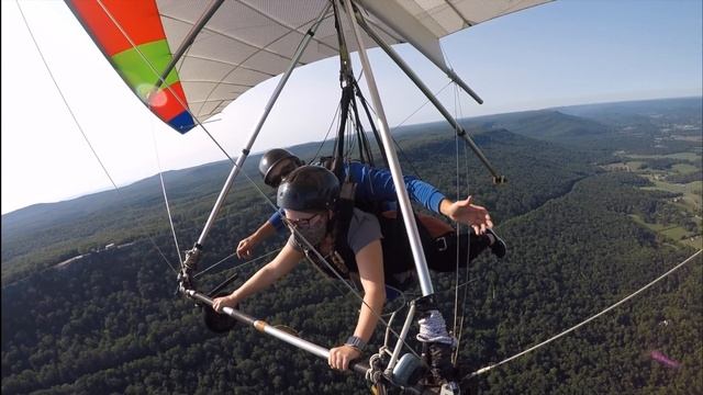 Madison Hansell Tandem Hang Gliding at Lookout Mountain Flight Park смотреть онлайн