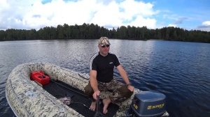 Лодочный мотор Stels 9.8, тесты на воде , Боевая обкатка