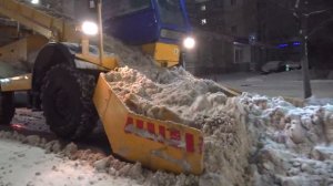 В ночь организовали объезд города для контроля за работами по очистке Ульяновска от снега