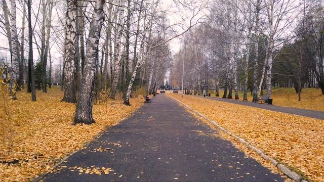 [4K] Relaxing autumn walking in a small Russian town. (ASMR Binaural Sound). Pt.2. Enjoy travel! смотреть онлайн