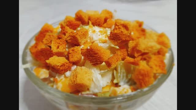 Летний салат с курицей и капустой смотреть онлайн