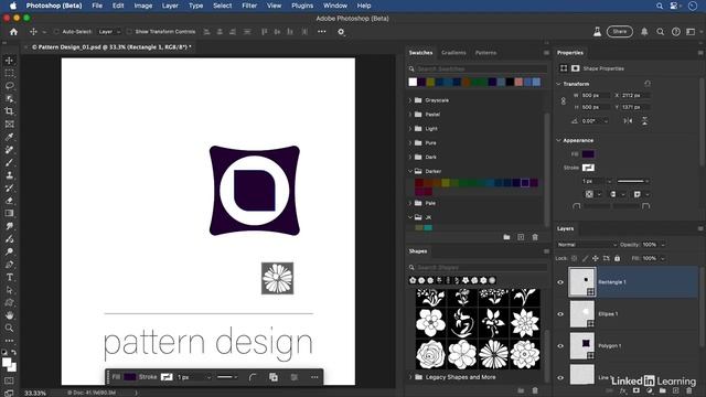20-02 - Modify, duplicate, and use custom shapes смотреть онлайн
