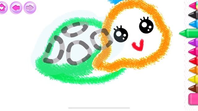 Как нарисовать Черепаху Рисуем вместе Рисунок для детей смотреть онлайн