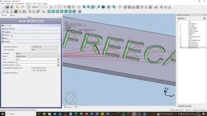 FreeCAD.#114. FreeCAD 1.0. Верстак CAM. Гравировка текста двумя способами