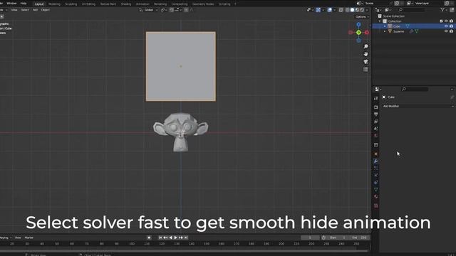 How to hide object with the help of Boolean modifier | Joel Manore || Blender tricks #blender смотреть онлайн