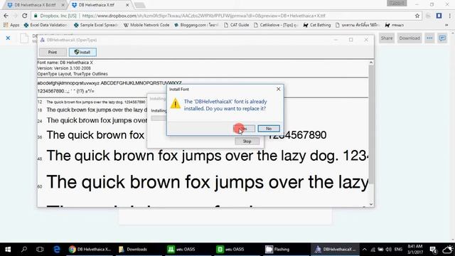 Installing font DB HevetThaica X смотреть онлайн