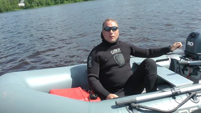 Лодка 2,70 метра и мотор 30 сил, мощность больше в 3 раза. смотреть онлайн