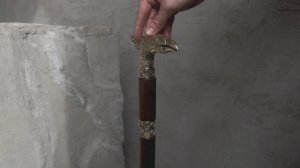 Трость с клинком "Ястреб" (дамаск, зебрано)