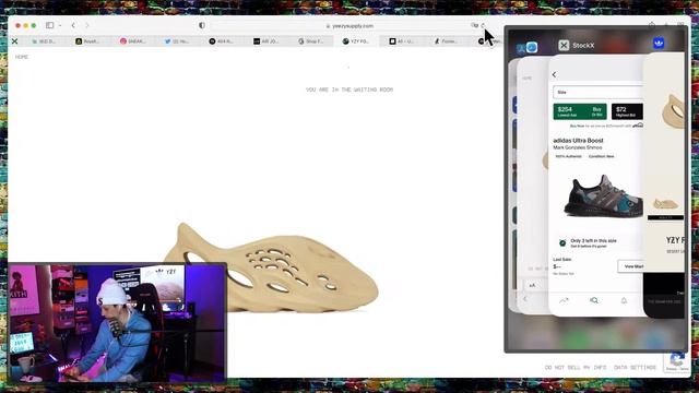 Live Cop: Yeezy Foam Runner 'Sand' смотреть онлайн