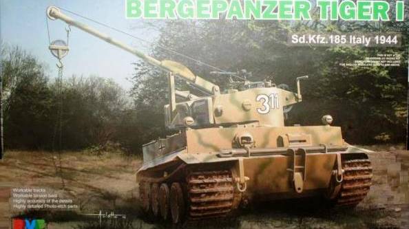 Распаковка Rye Field Model 1 35 RM-5008 Bergepanzer TIger I смотреть онлайн
