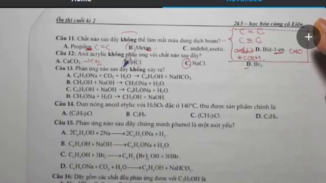 TỔNG ÔN LÝ THUYẾT + BÀI TẬP CƠ BẢN HÓA HỮU CƠ 11 THI HỌC KÌ 2 - CÔ THÂN THỊ LIÊN смотреть онлайн