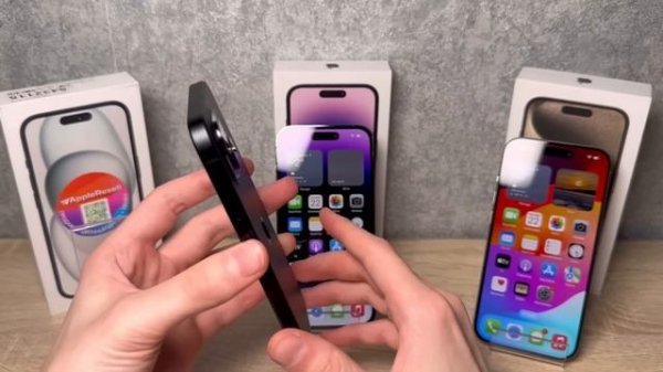 СРАВНЕНИЕ iPhone 14 Pro, iPhone 15 и iPhone 15 Pro! Выбираем лучшего из лучших!