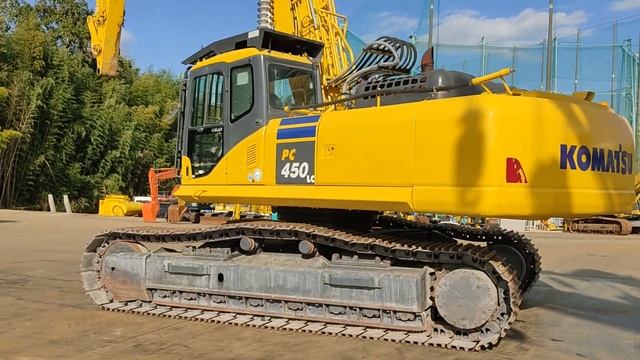 KOMATSU コマツ PC450LC-7 ユンボ バックホー 油圧ショベル 1.6㎥ 2ピース 3ピースブーム [BE2590] 動作確認ムービー【 株式会社 トクワールド 在庫紹介 】 смотреть онлайн