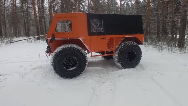 Вездеход Тундра Восток РЫЖИЙ!!! Краткий обзор. смотреть онлайн
