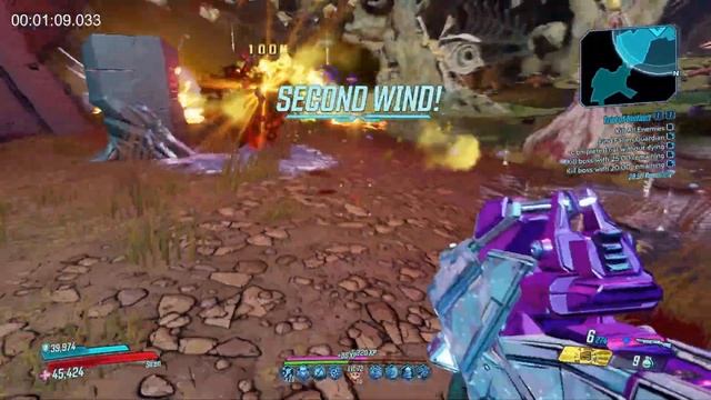 Borderlands 3 - Amara World Record - Trial of instinct 2:02, Time Trial смотреть онлайн