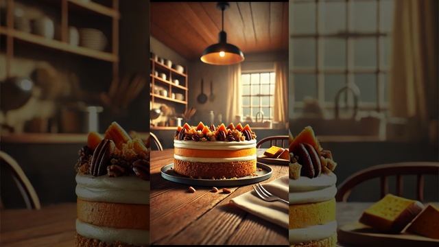 Soul Food Dessert with Sweet Potato Mousse and Cornbread Crumbles #soulfood #cakerecipe #dessert смотреть онлайн