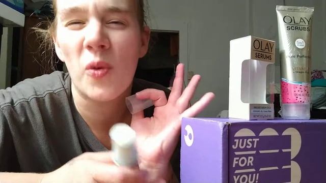 Influenster VoxBox - Olay Pressed Serum Stick - COOLING - B3 + Cactus Water Review смотреть онлайн