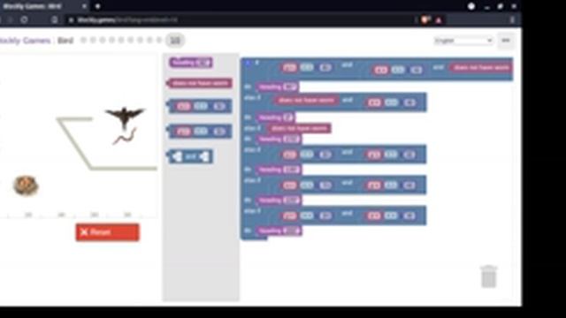 Blockly Games Bird Level 10 solution смотреть онлайн