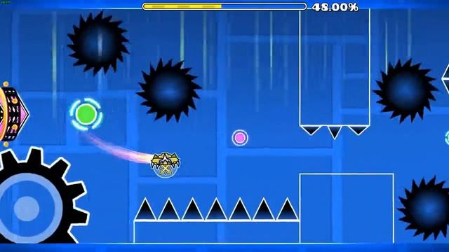 Mario Galaxy 2 song! "Throwback Time" Layout Verified (Geometry Dash) смотреть онлайн