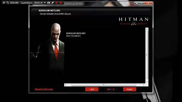 Hitman Blood Money Türkçe Yama KESİN ÇÖZÜM