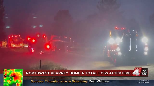 Preliminary investigation shows embers from fire pit led to Kearney house fire смотреть онлайн