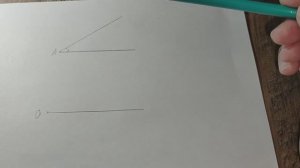 Как с помощью циркуля построить угол равный данному