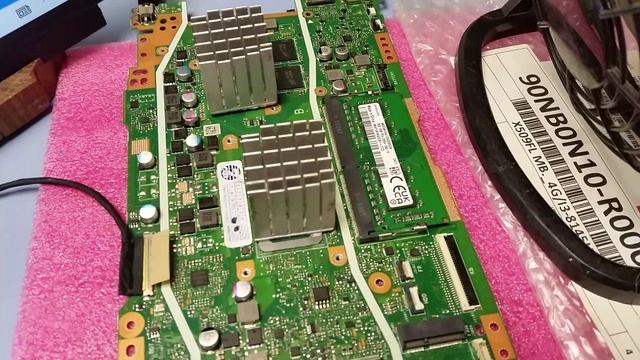 Матплата Asus X509FL заказ 18821- контрольный запуск. смотреть онлайн