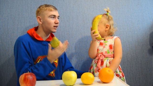 ФРУКТЫ для детей развивающие мультфильмы для самых маленьких учим слова, цвета и фрукты с Супермено смотреть онлайн