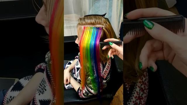 Как ухаживать за цветными прядками