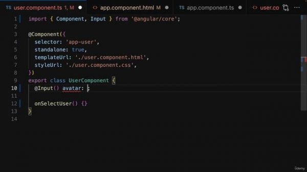 30. Defining Component Inputs