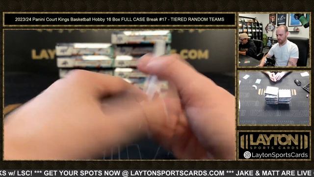 2023/24 Panini Court Kings Basketball Hobby 16 Box FULL CASE Break #17 смотреть онлайн