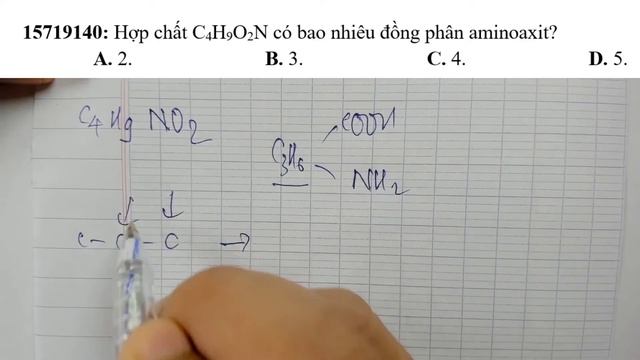 Hợp chất C4H9O2N có bao nhiêu đồng phân aminoaxit смотреть онлайн