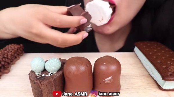 JANE ASMR *BITES ONLY* CHOCOLATE DESSERTS ASMR