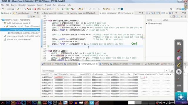 35 - IO Pin Configuration Demo смотреть онлайн