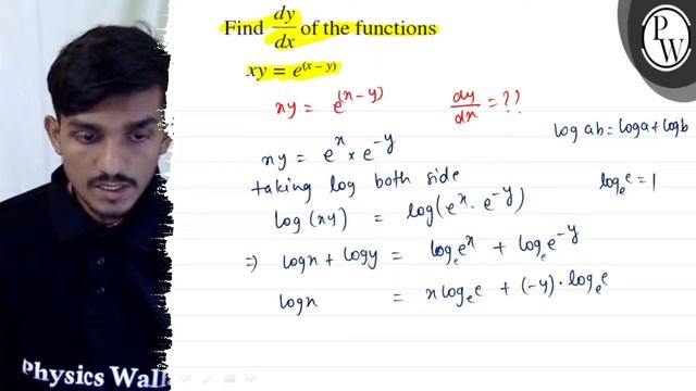 Find \( \frac{d y}{d x} \) of the functions
\[
x y=e^{(x-y)}
\]
\( ... смотреть онлайн