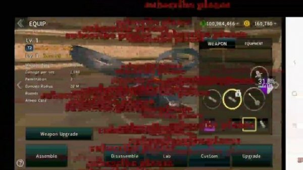 Hack gunship battle 3d Change weapon of skorpion king ,script game guardian