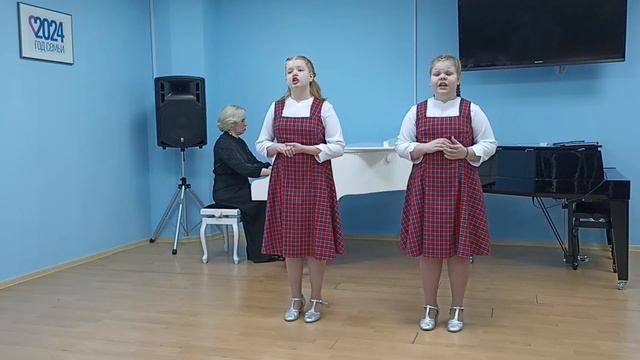 Плешак - Благинина "Улетели журавли" - исп. Суворова Дарья, Шевелёва Ирина, конц. Мишанкина С.Д. смотреть онлайн