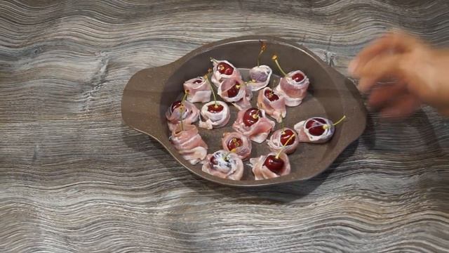 Вкусный и необычный рецепт с черешней и беконом смотреть онлайн