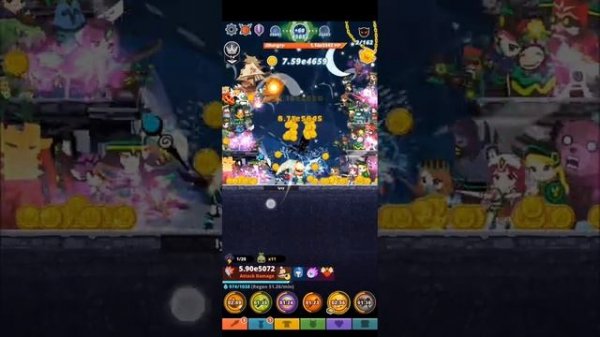 Tap Titans 2 - Copy my build CS-PHoM 64k ms (5:20 mins)