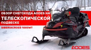 Снегоход с телескопической передней подвеской AODES Siberiacross