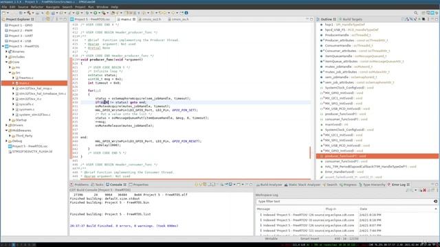 3. Programming implementation FreeRTOS смотреть онлайн