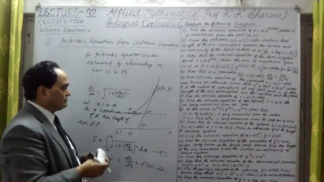 INTRINSIC EQUATIONS FOR CARTESIAN, POLAR AND PARAMETRIC EQUATIONS INTEGRAL CALCULUS LECTURE 92 смотреть онлайн