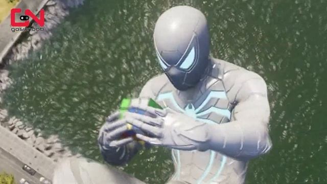 How to Solve a Rubik's Cube in Spider Man 2 - Animation Trick Commands смотреть онлайн