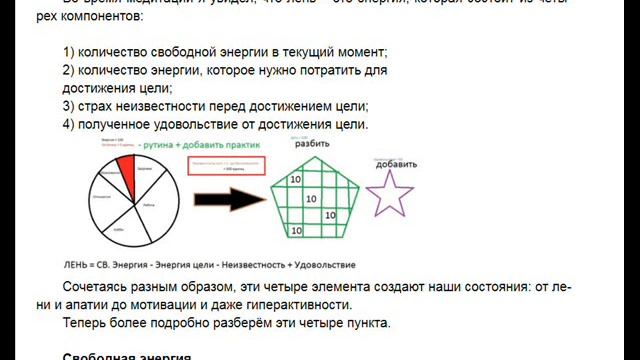 Лень, энергия и цели. Подробное пошаговое руководство, как навсегда приручить свою лень смотреть онлайн