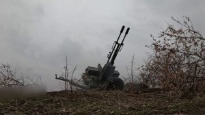 Зенитка ЗУ-23-2 vs БпЛА "Баба Яга".