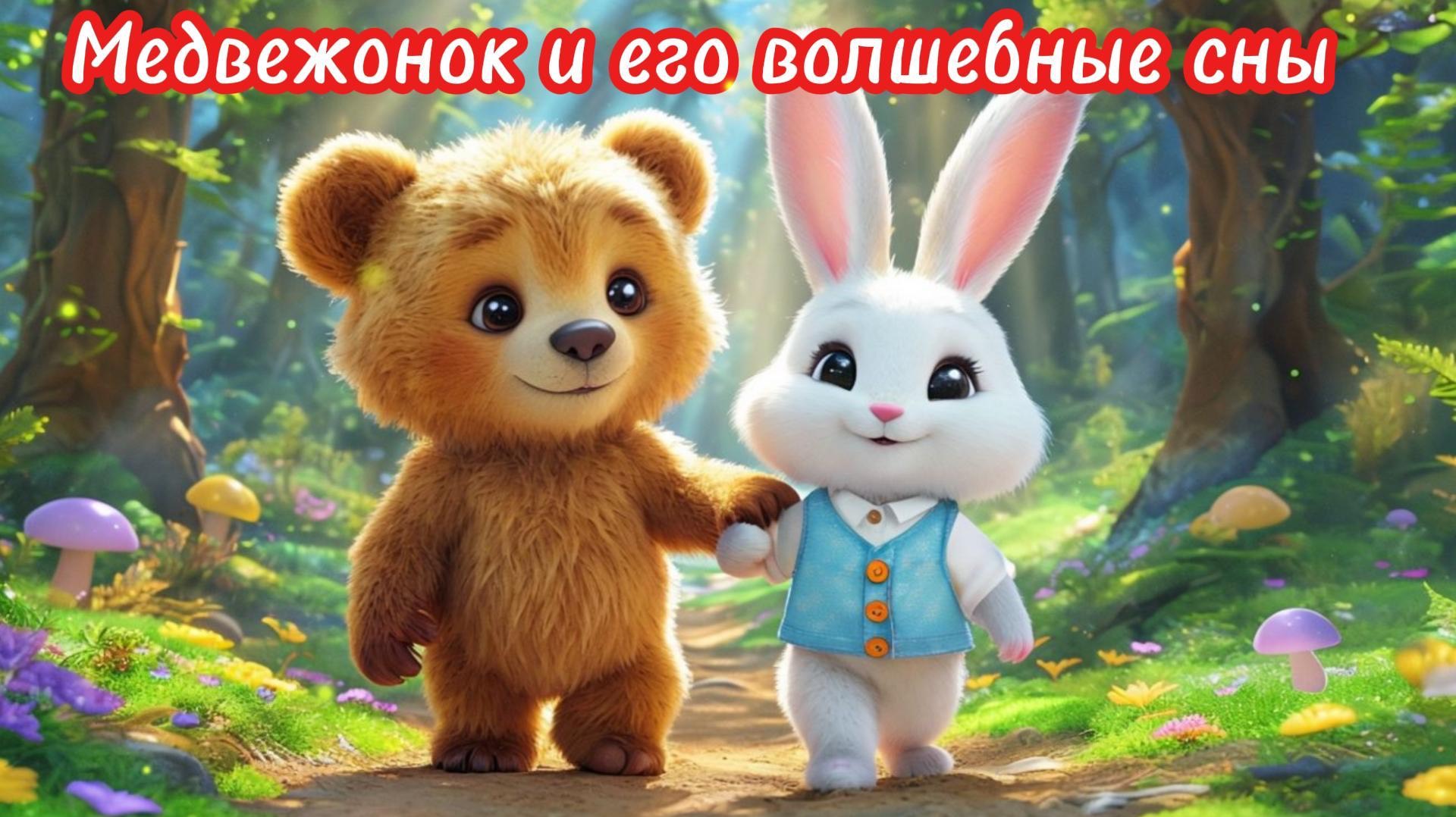 Медвежонок и его волшебные сны |Детские приключения |сказки |Сказки на ночь для малышей |аудиосказки смотреть онлайн