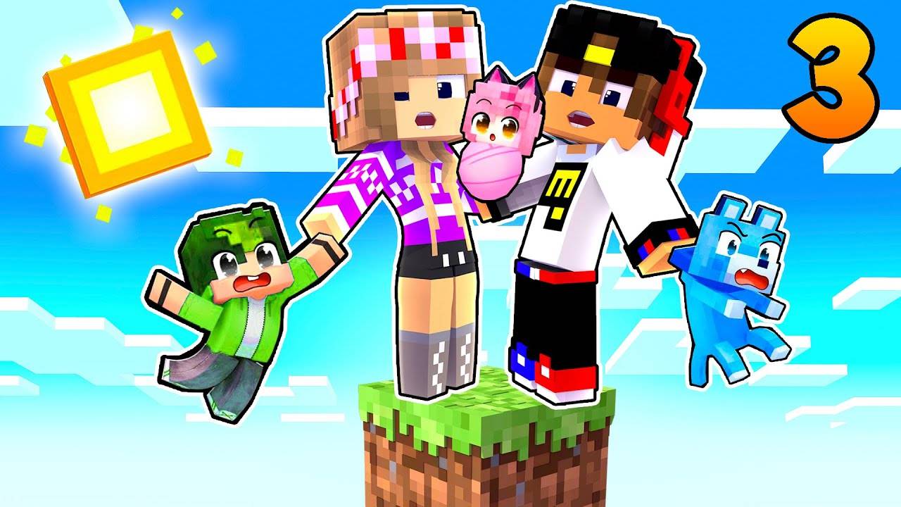 100 ДНЕЙ ВЫЖИВАНИЕ НА ОДНОМ БЛОКЕ 3 в МАЙНКРАФТ НУБ И ПРО ВИДЕО ТРОЛЛИНГ MINECRAFT Челлендж Евгенбро смотреть онлайн