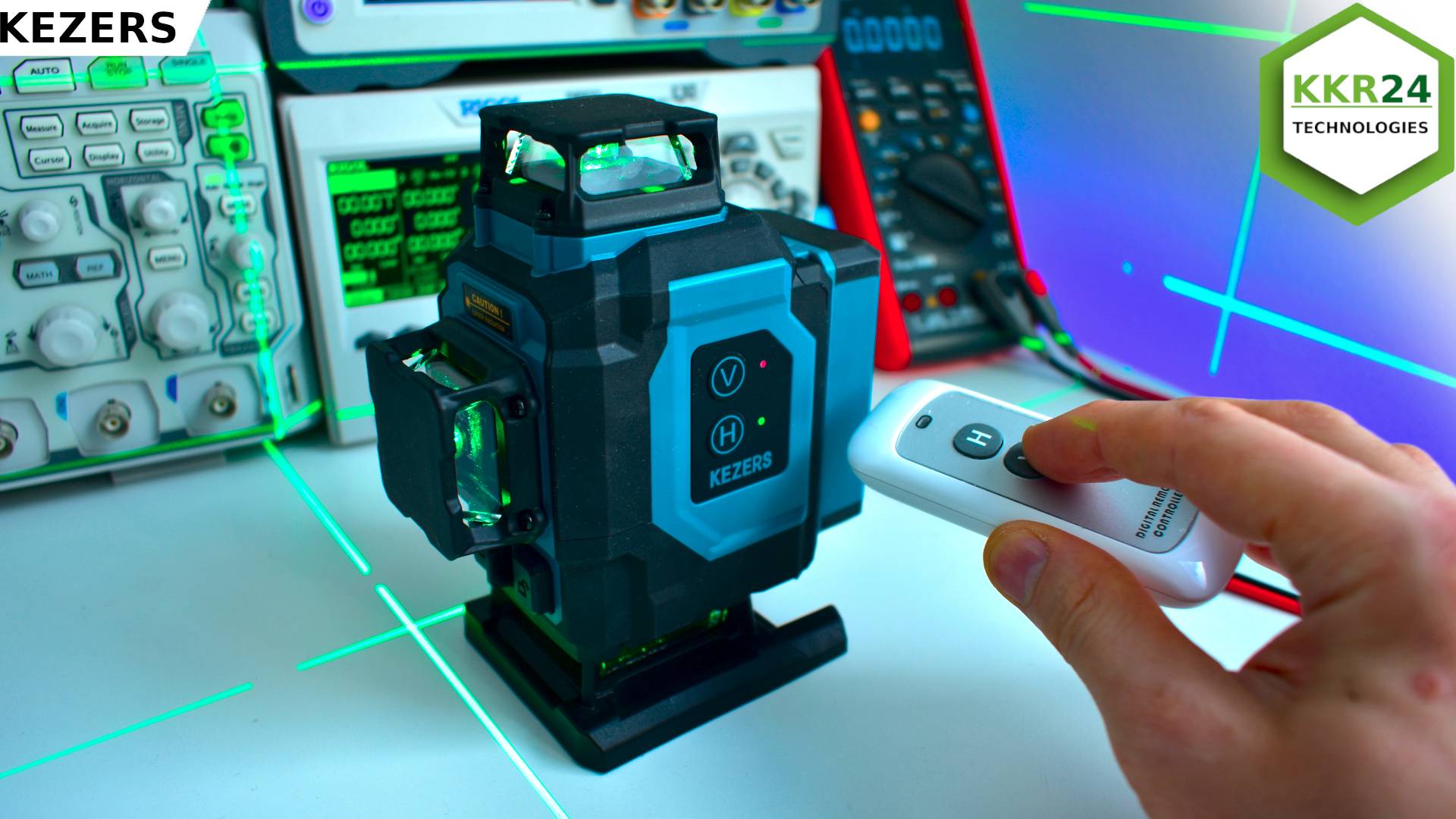 Лазерный уровень KEZERS SL16D-4XG laser смотреть онлайн